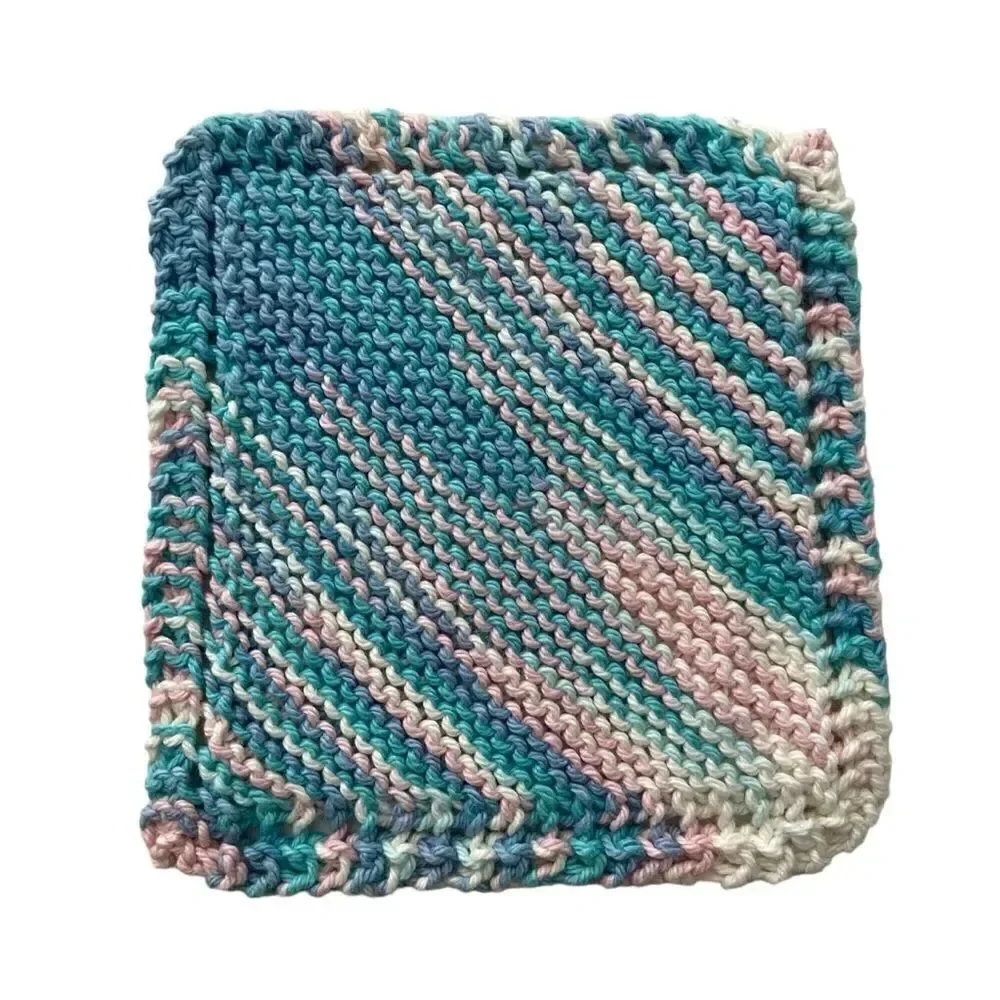 Umarked Handmade Knit/Crochet Dishcloth